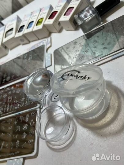 Стемпинг набор swanky с лаками