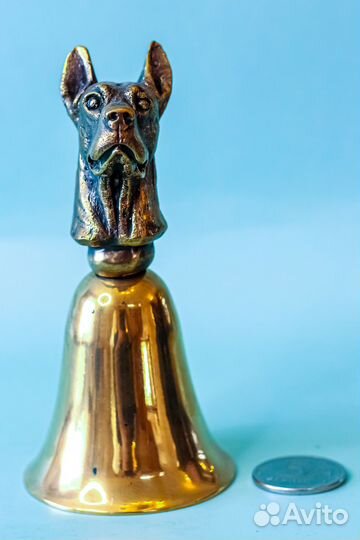 Колокольчики бронзовые собаки ч.4
