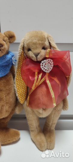 Мишки Тедди разные ручной работы