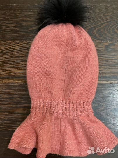 Детская зимняя шапка-шлем Noble People