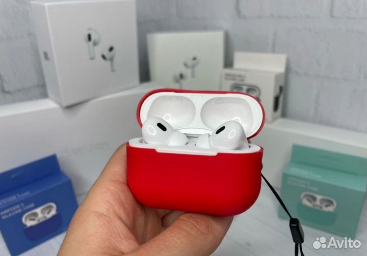 Новые наушники AirPods Pro 2 с чехлом