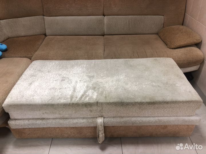 Угловой диван с креслом бу