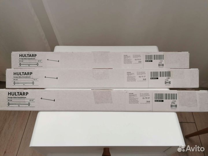 Рейлинг IKEA новый черный 60см Гультарп