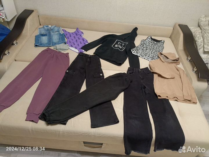 Вещи пакетом для девочки 140-146