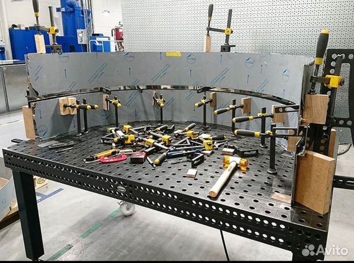 Сварочный 3D стол 1000х800х150 толщиной 8мм