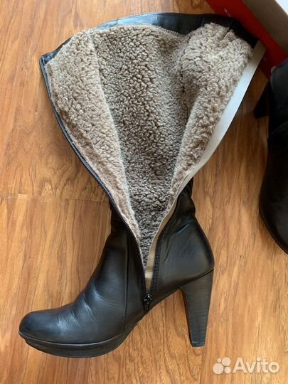 Сапоги зимние женские кожаные 40 wonders