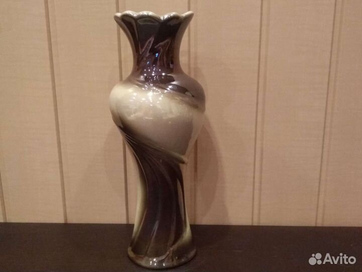 Вазы(керамика+ хрусталь)