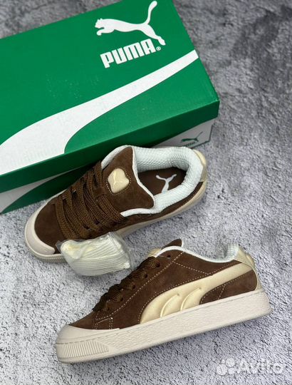 Puma Suede XL Crush Preserves Brown Mushroom