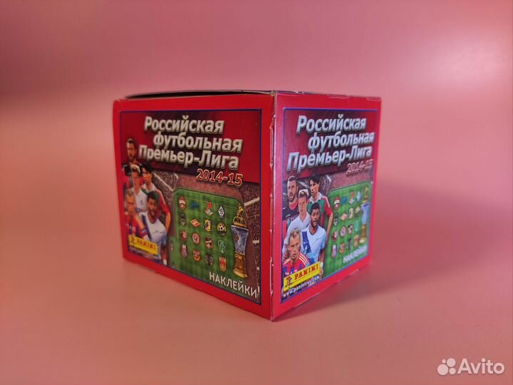 Наклейки panini рфпл 2014-2015 1 блок, 50 пакетов