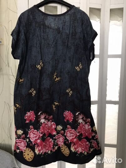 Платье с принтом