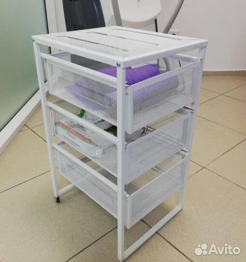 Тумба-комод металлическая Икеа Леннарт