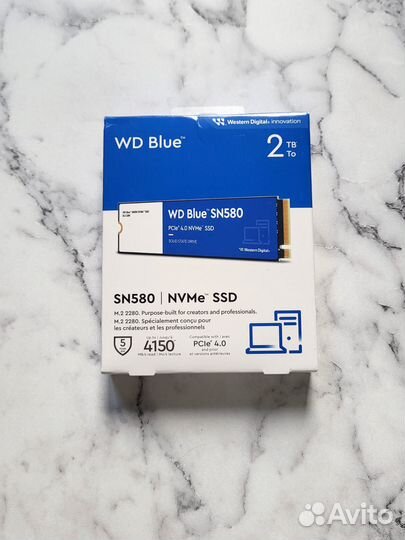 WD Blue SN580 2Tb SSD NVMe Новый