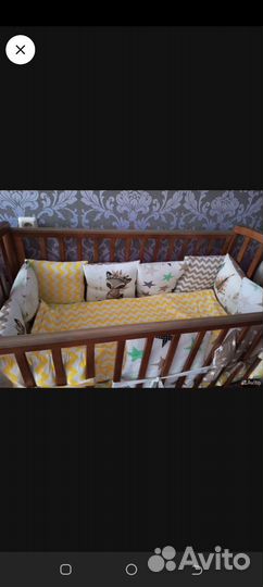 Бортики в детскую кроватку