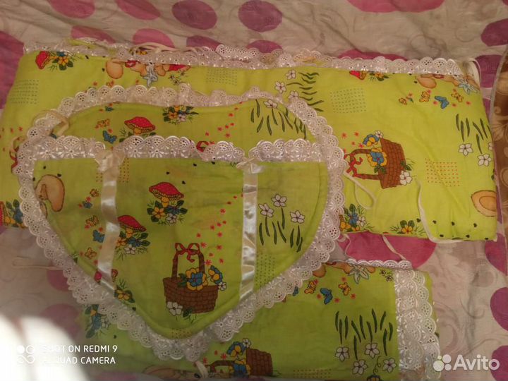 Бортики и балдахин в кроватку