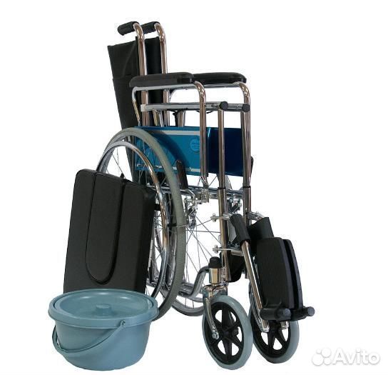 Коляска инвалидная с туалетом FS682