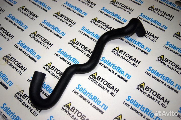 Патрубок радиатора верхний 8V +AC Логан, Сандеро