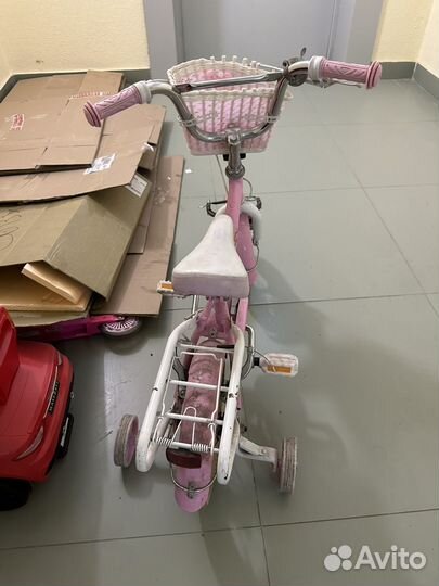 Велосипед детский 4 колесный