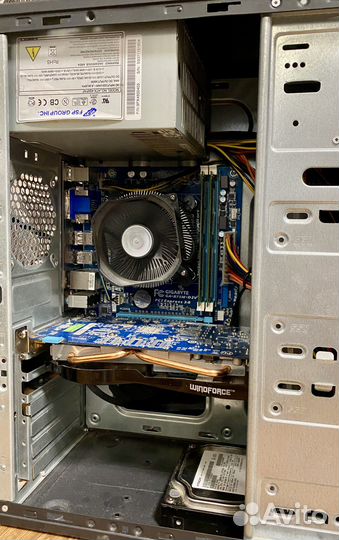 Игровой кoмпьютep intel i3-3250/8Gb/GTX550Ti