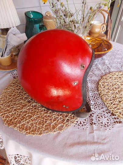 Ретро шлем мотоциклиста СССР 70 е