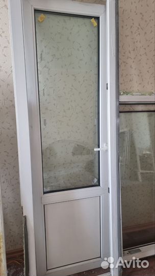 Балконный блок пвх б/у