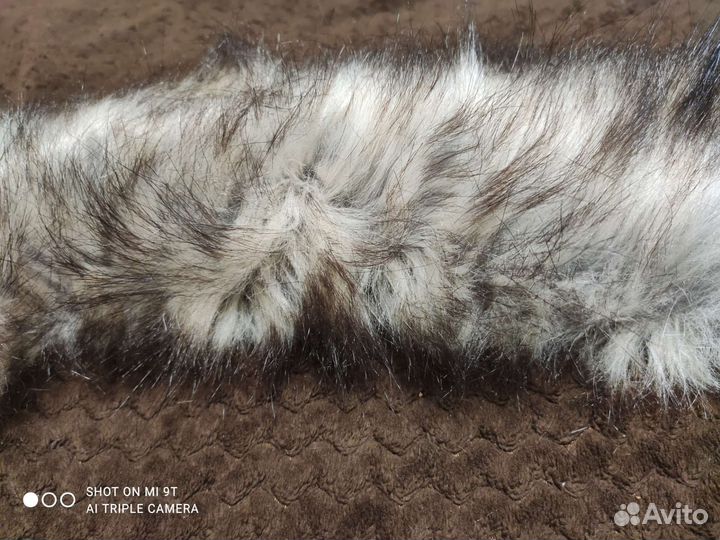Воротник мех на капюшон