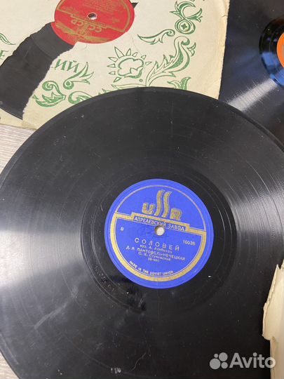 Грампластинки СССР 50 х годов
