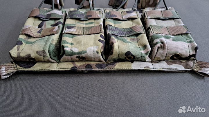 Передняя панель плитника бронежилета на 4 подсумка