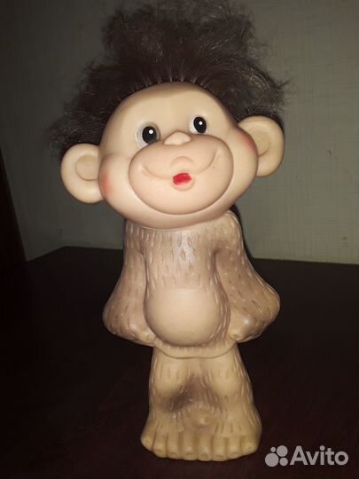 Игрушка СССР резиновая Обезьянка
