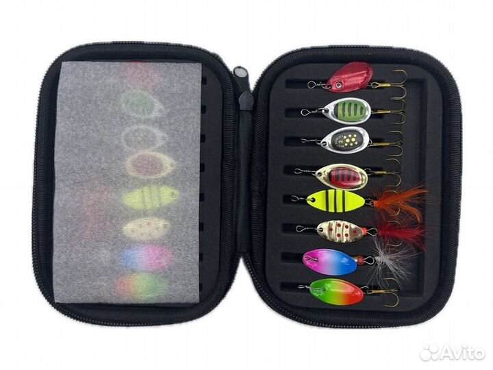 Набор рыболовный блесен вертушек 16шт