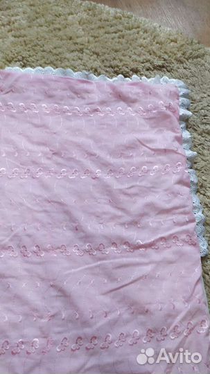 Одеяло на выписку розовое для девочки,б/у в хороше