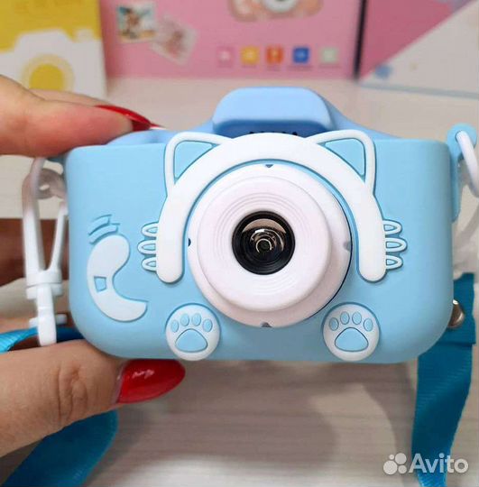 Детский цифровой фотоаппарат Котик