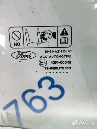 Стекло передней двери ford focus 3 2.0 ат хетчбек