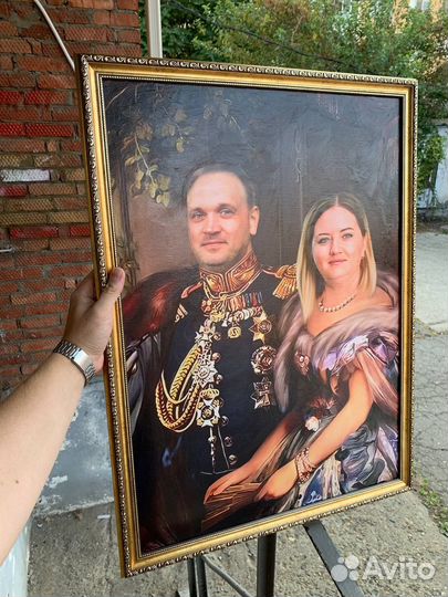 Портрет по фото, портрет на холсте