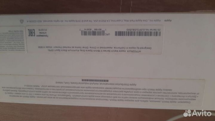 Часы apple watch 3 38