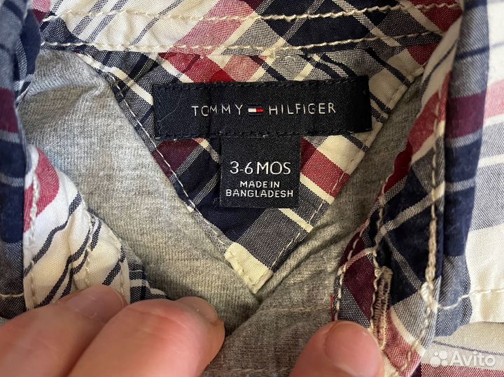 Tommy hilfiger рубашка и джинсы H&M