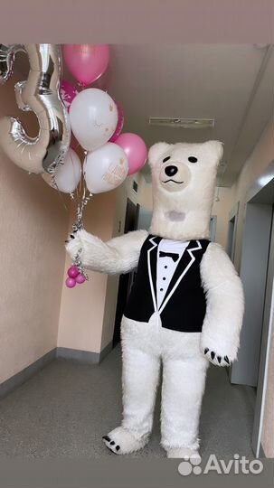 Большой Медведь аниматор на праздник панда