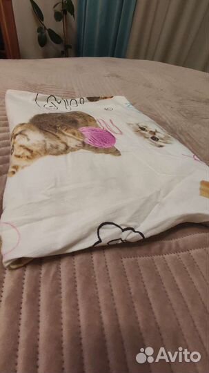 Простынь перкаль на резинке 180*80 бу