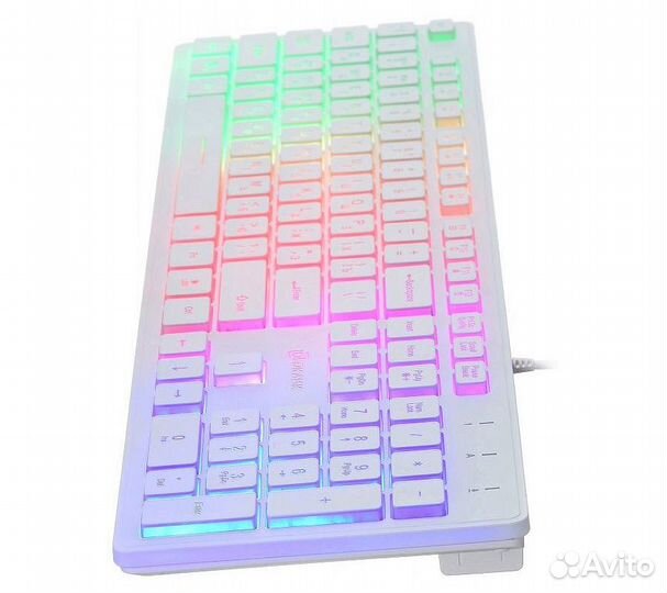 Клавиатура Оклик 550ML белый