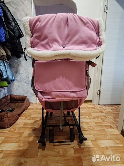 Санки коляска Nika б/у