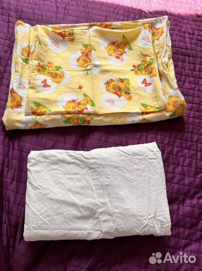 Постельное белье в детскую кроватку бу