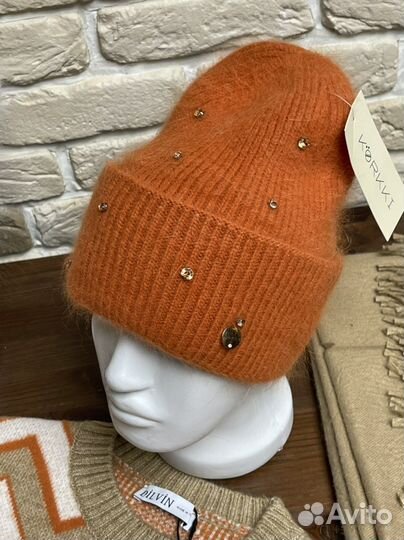 Перчатки шапки Ангора пуловер свитер