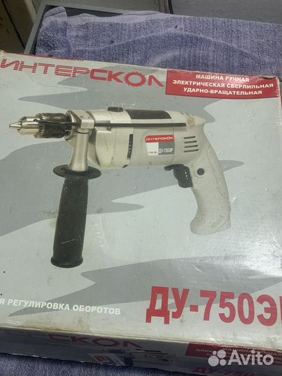 Дрель ударная интерскол