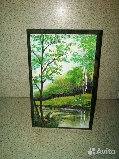 Картина настольная каменная