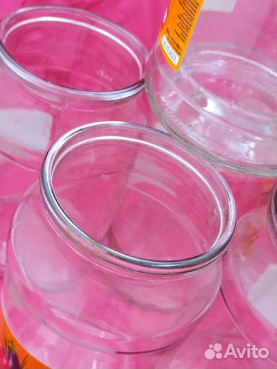 Банка стеклянная 1л, 0.65 Банки под закатку