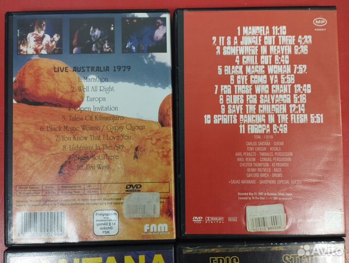 Santana eric clapton музыка на DVD