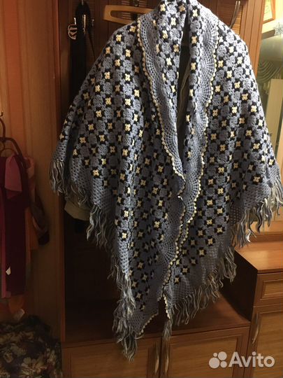 Платок шаль шерсть