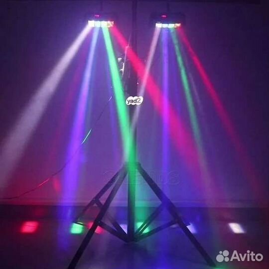 Светомузыка Spider 2шт LED Rgbw 80W Mic DMX Strob