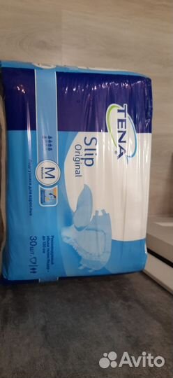 Памперсы для взрослых размер m по 30 штук