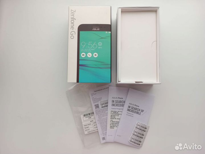 Коробка от Asus Zenfone Go