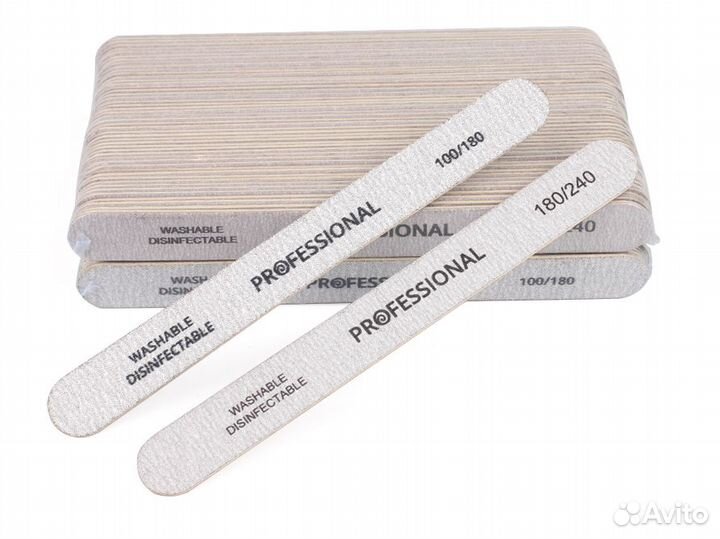 Пилки для маникюра 180/240 100шт